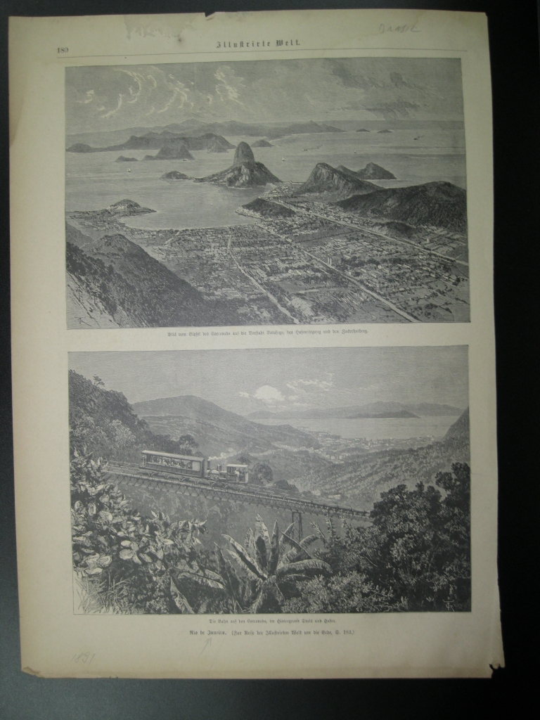 Vistas de centro y bahia de Rio de Janeiro(Brasil), 1891